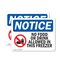 Signmission No Food Or Drink Allowed In Sign With Symbol, 5 in W x Rectangle, Vinyl Decal OS-2PACK-NS-D-35-L-14573 - alternate 1